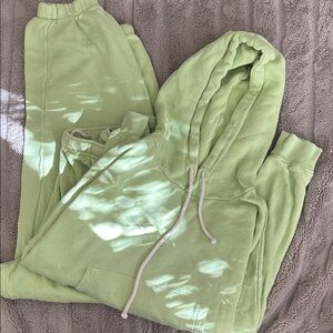 American Vintage Mint Green Hoodie and Sweatpants